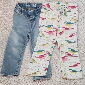 1969 Baby Gap Toddler Girls Jeggings & Skinny Jeans